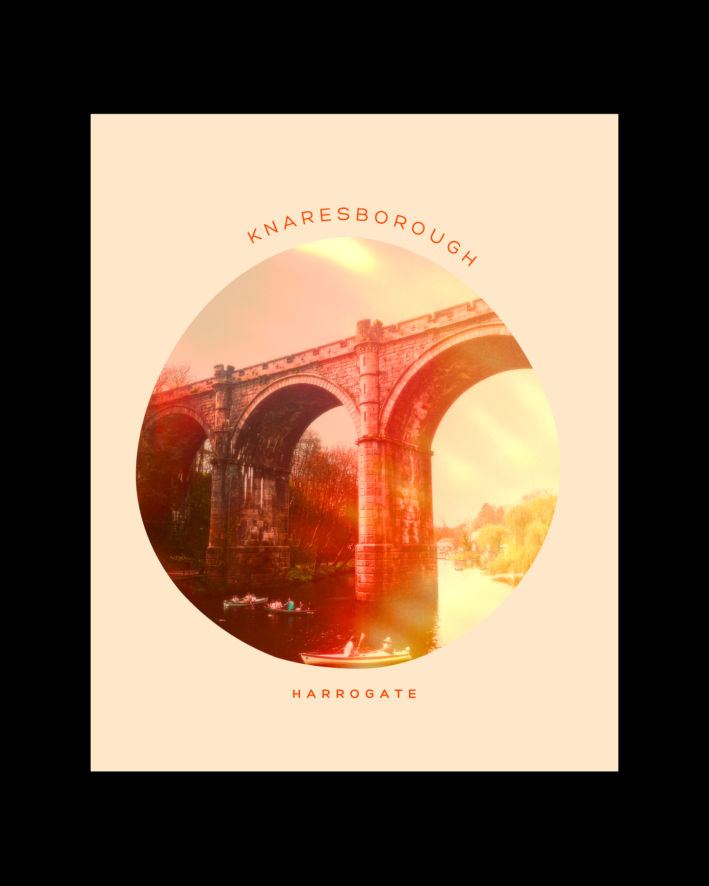 KNARESBOROUGH II - PREMIUM LIMITED EDITION FINE ART PRINT, GLASS-FRAMED