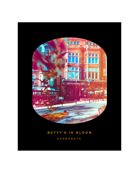 BETTY'S IN BLOOM II - PREMIUM LIMITED EDITION FINE ART PRINT, GLASS-FRAMED