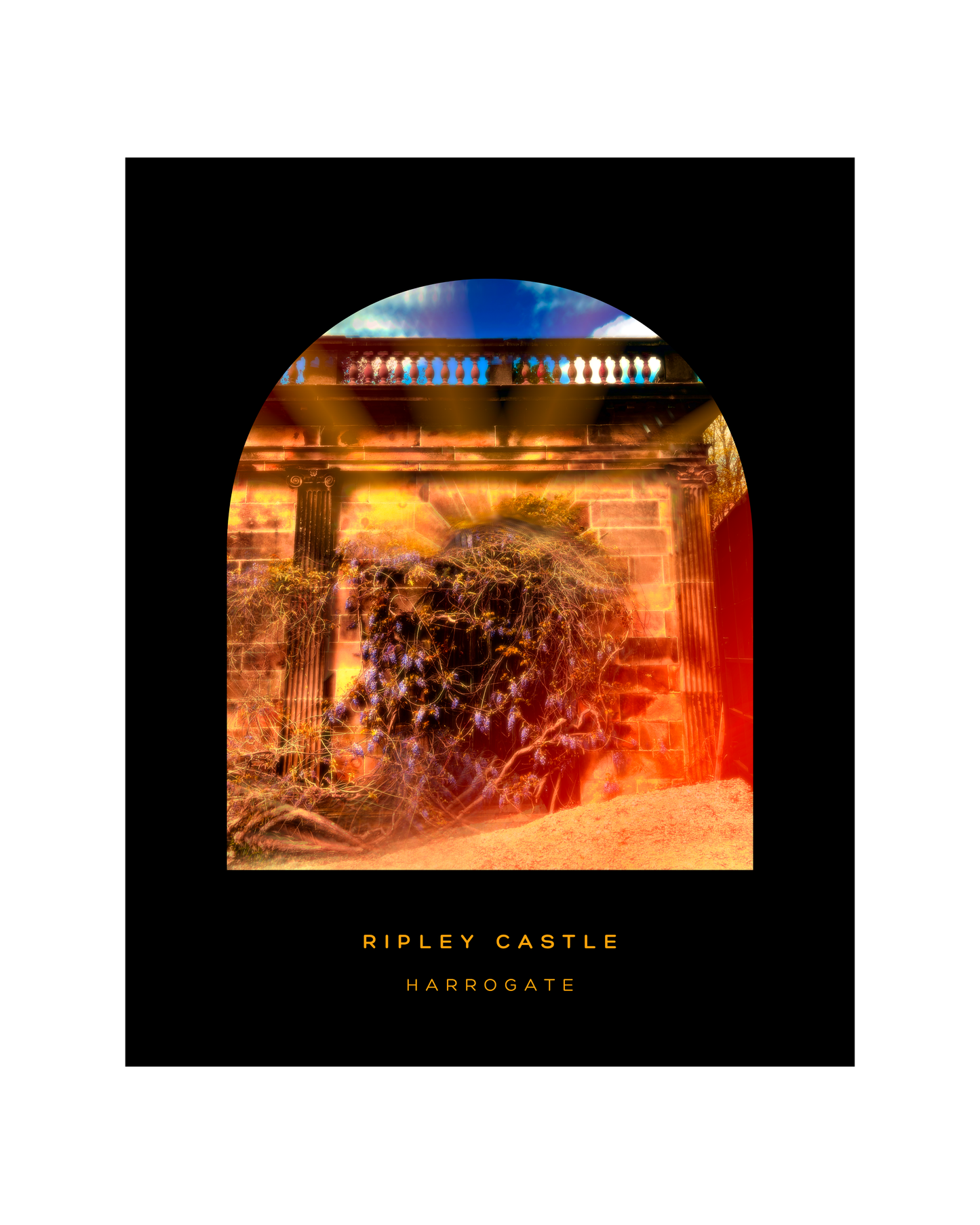 RIPLEY CASTLE I - PREMIUM LIMITED EDITION FRAMED FINE ART PHYSICAL PRINT