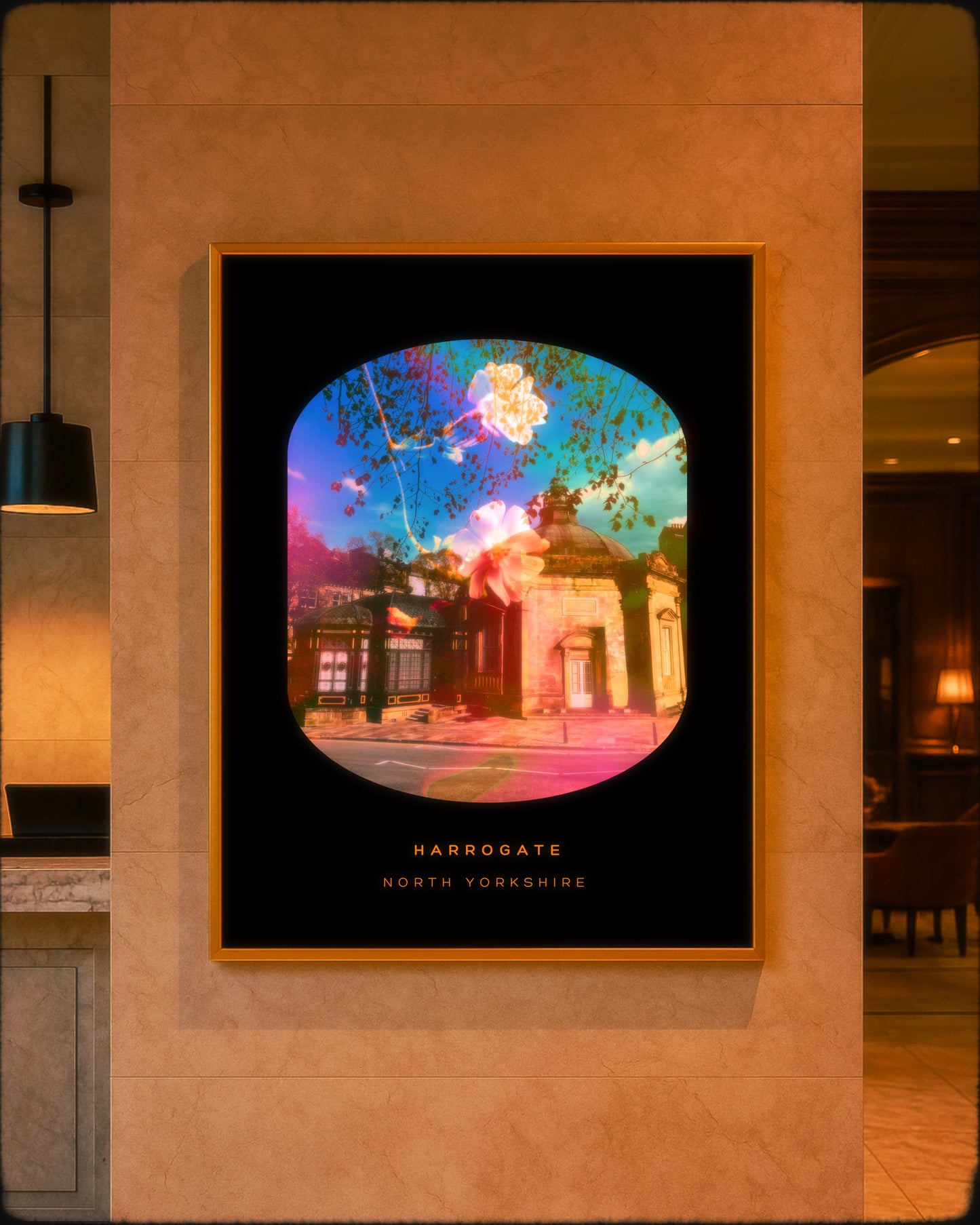 RIPLEY CASTLE II - PREMIUM LIMITED EDITION FINE ART PRINT, GLASS-FRAMED